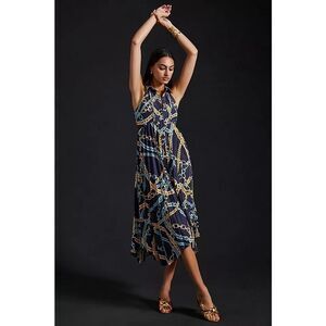 Maeve /Anthropologie Pleated Hanky Hem Dress